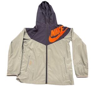 Nike Kids Raincoat - Gray and Orange